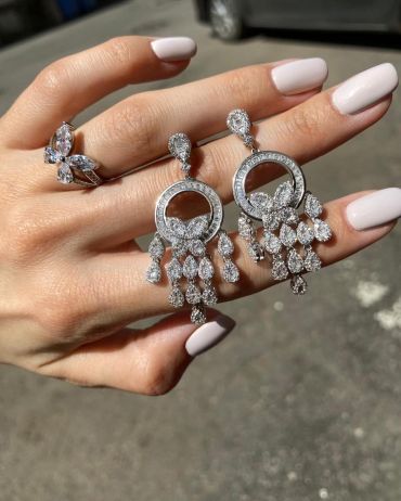 Серьги  LUX-33242