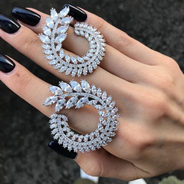 Серьги   LUX-37355