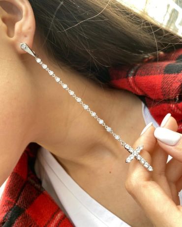 Серьги  LUX-33426