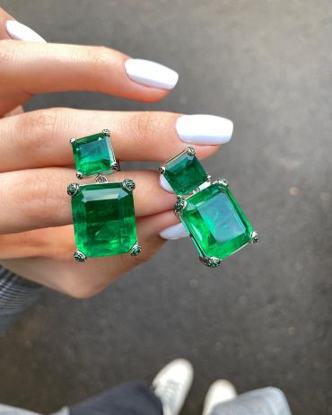 Серьги  LUX-33820