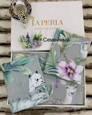  Комплект постельного белья семейный La Perla LUX-34362