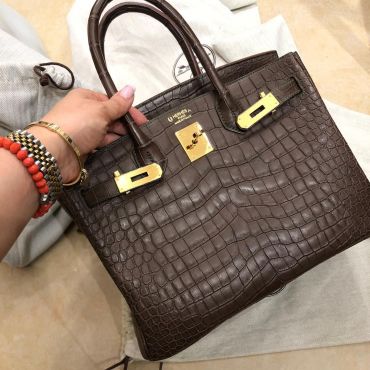 Сумка женская BIRKIN Croc Hermes LUX-34760