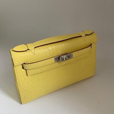 Сумка женская Kelly Pochette Croc  Hermes LUX-34764