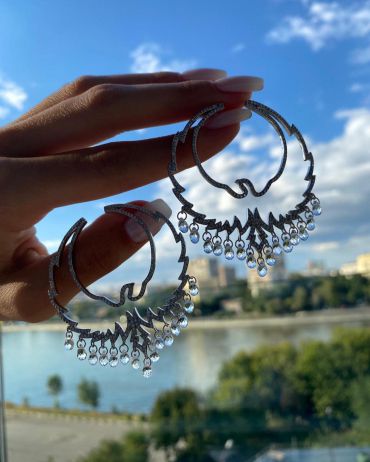  Серьги  LUX-35406