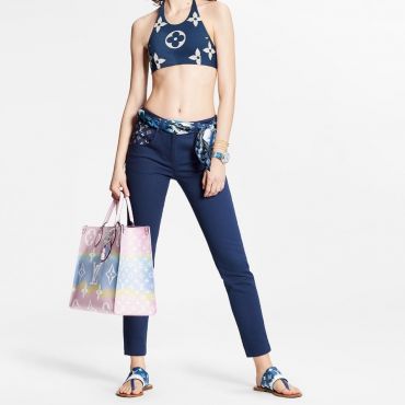 Джинсы женские  Louis Vuitton LUX-36698