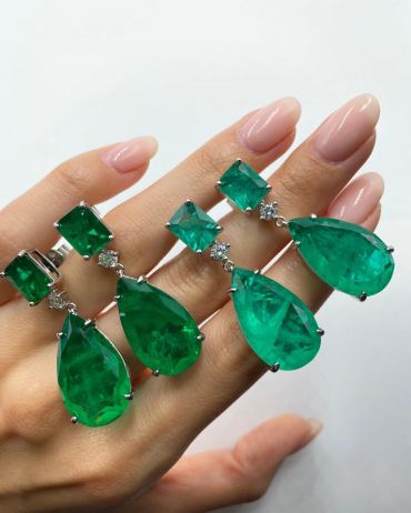 Серьги   LUX-37356