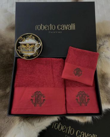 Комплект из 3-х полотенец Roberto Cavalli LUX-37683