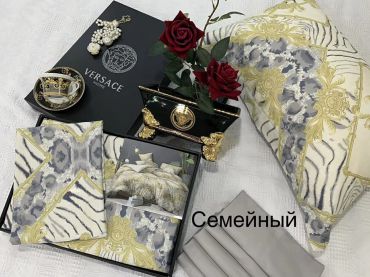 Комплект постельного белья  Versace LUX-37644