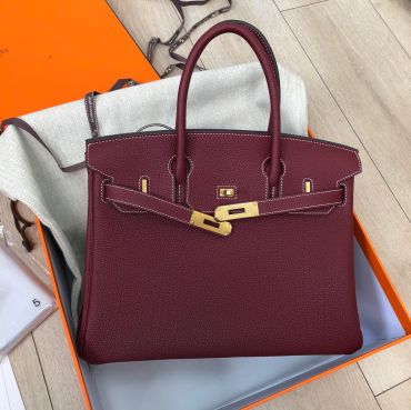 Сумка женская Hermes Birkin , color Ruby , 30 cm Hermes LUX-38023