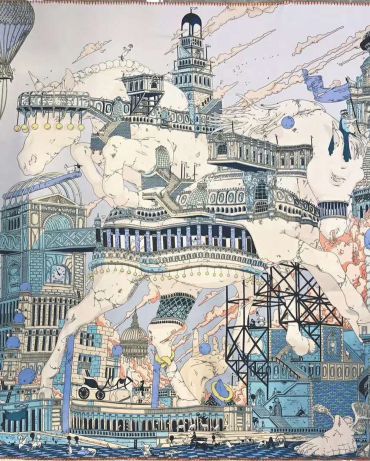 Плед  Hermes LUX-38692