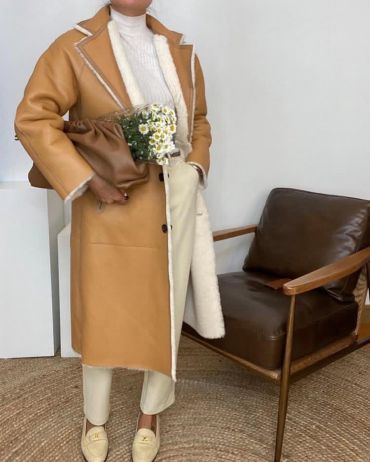  Двухсторонняя дубленка  Christian Dior LUX-40199