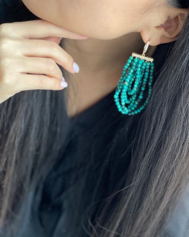 Серьги  LUX-41509