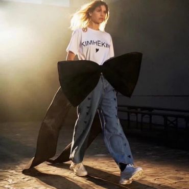 Джинсы женские KIMHEKIM  LUX-41548