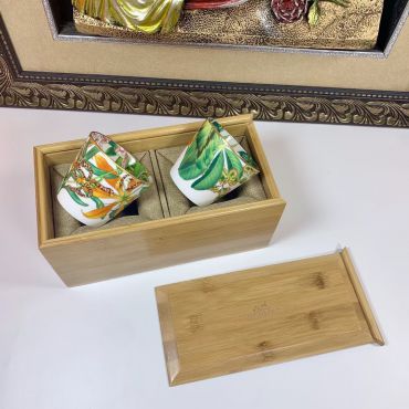 Набор из 2 стаканов в деревяннои коробке  LUX-42271