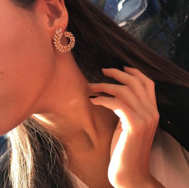 Серьги  LUX-42610