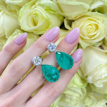 Серьги  LUX-44537