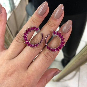 Серьги  LUX-45805