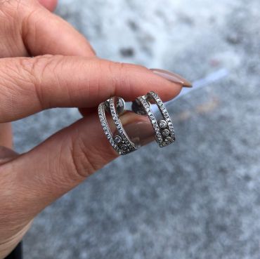 Серьги  LUX-46019