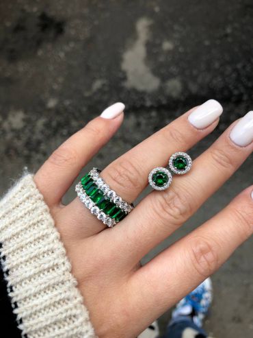 Серьги  LUX-49887