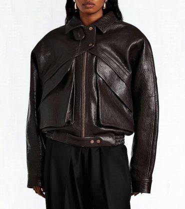 Кожаная куртка The Row LUX-117657