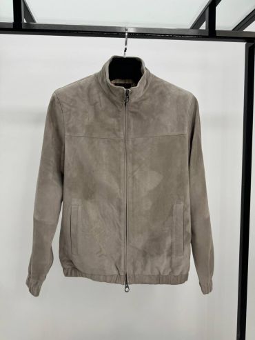 Замшевый бомбер Loro Piana LUX-118393