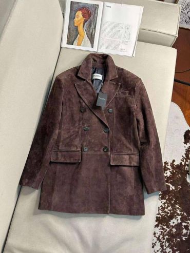 Замшевый жакет Yves Saint Laurent LUX-123018