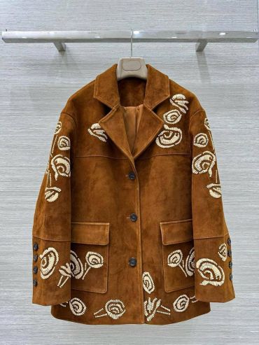 Замшевый жакет Ermanno Scervino LUX-123214