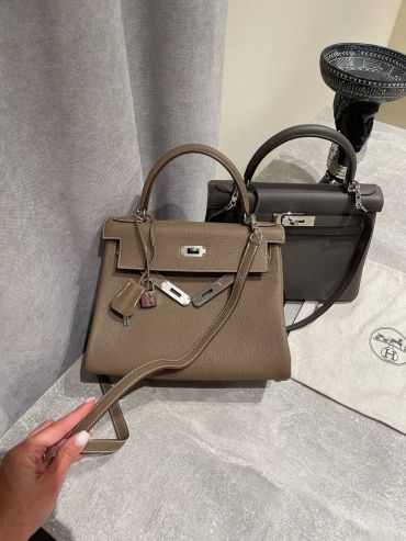 Сумка женская Kelly 28, Togo, РHW Hermes LUX-124194