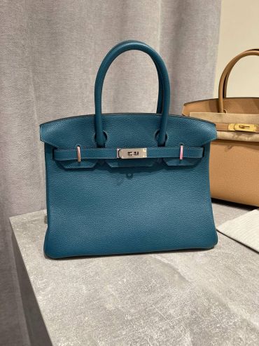 Сумка женская Birkin 30, Togo, РHW Hermes LUX-124199