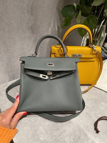 Сумка женская Kelly, 25   PHW Togo Hermes LUX-124902