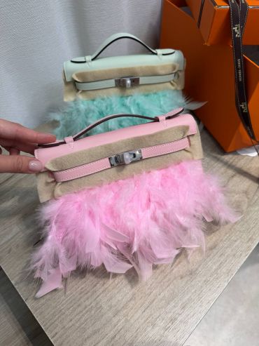 Сумка женская  Kelly Pochette Hermes LUX-134658