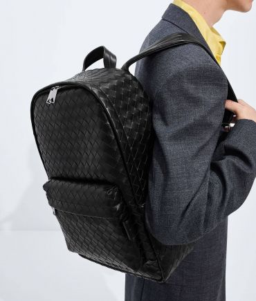 Рюкзак из кожи Intrecciato Bottega Veneta LUX-137908