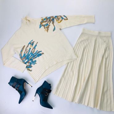 Костюм женский юбочный  LUX-22917