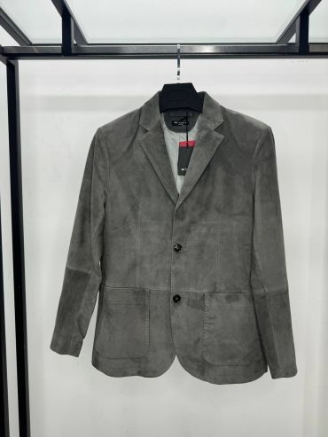 Пиджак из натуральной замши  Kiton LUX-121979