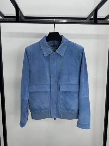 Замшевая куртка Kiton LUX-124581