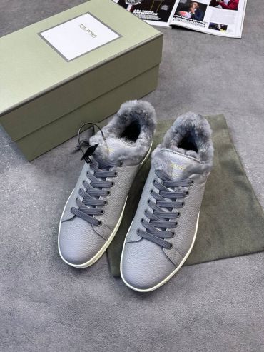 Кеды с мехом мужские Tom Ford LUX-124880