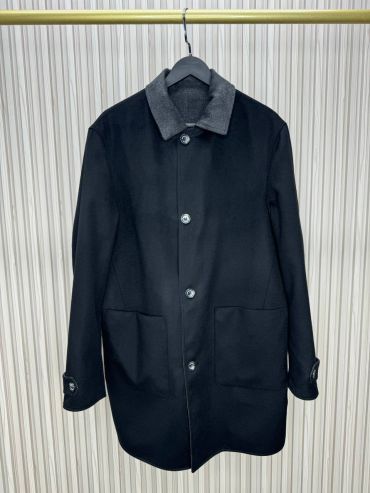 Двустороннее пальто из шерсти викуньи Brunello Cucinelli LUX-129065