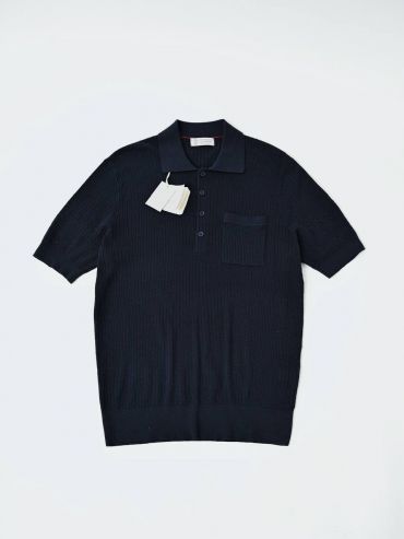  Рубашка-поло в рубчик Brunello Cucinelli LUX-133269