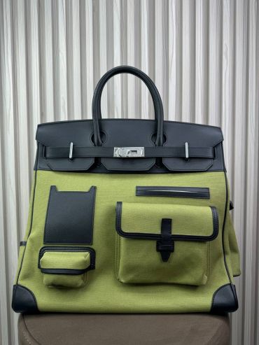 Сумка мужская Birkin 40 Cargo Toile Hermes LUX-135775