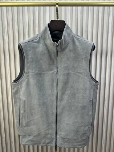 Замшевый жилет ZEGNA LUX-136179