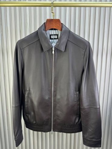 Кожаная куртка Brunello Cucinelli LUX-137338
