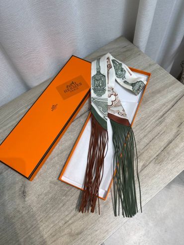 Шелковая лента Twilly Hermes LUX-135997