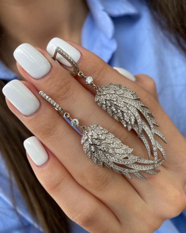 Серьги  LUX-31135