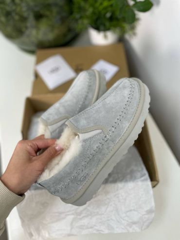 UGG Stitch Slip  On Grey-Violet Ugg Australia LUX-57864