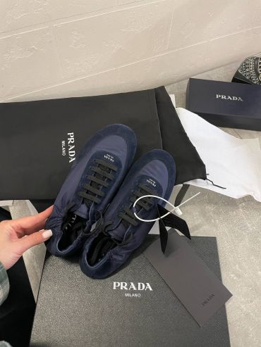 Кроссовки  Collapse Re-из нейлона и замши  Prada LUX-115256