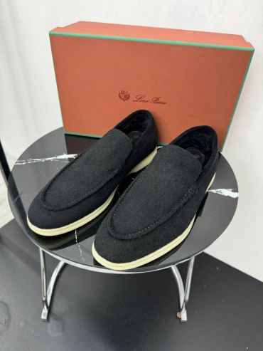 Лоферы   из натурального кашемира Loro Piana LUX-125516