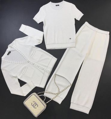 Костюм женский брючный 3-ка Chanel LUX-10646