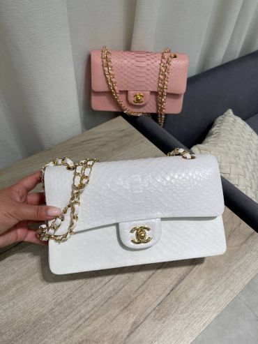 Сумка женская из натуральной кожи питона Chanel LUX-120053