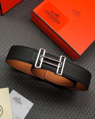 Ремень мужской двусторонний Hermes LUX-18293