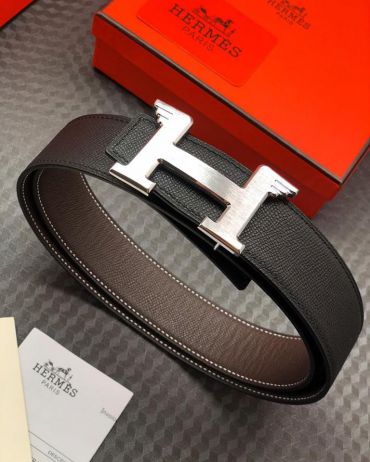 Ремень мужской двусторонний Hermes LUX-18298